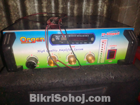 মেশিন সহ বড় সাউন্ড সিস্টেম বিক্রি